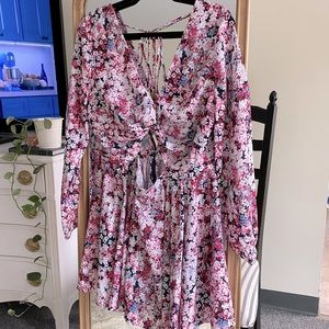 Michael Costello x Revolve Tabitha floral dress